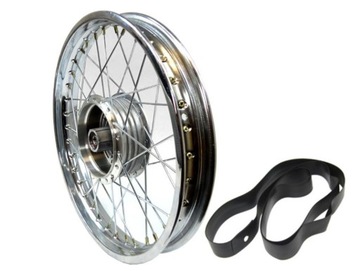 KOŁO OBRĘCZ PIASTA SIMSON S51 S70 PRZÓD TYŁ 16