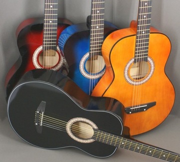 GITARA AKUSTYCZNA KLASYCZNA ECHO GIGA ZESTAW