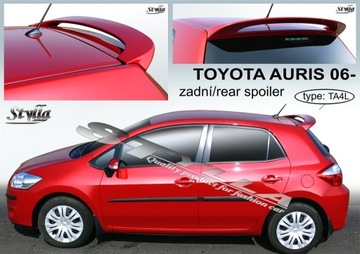 spoiler spojler do Toyota Auris 3/5 dw hb MK1 06--