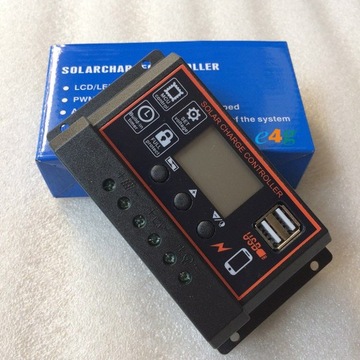 Этот контроллер заряда солнечной батареи 12 В 24 В 20 А USB ШИМ-контроллер