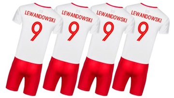 Футбольная форма и леггинсы LEWANDOWSKI 9, размер 140.