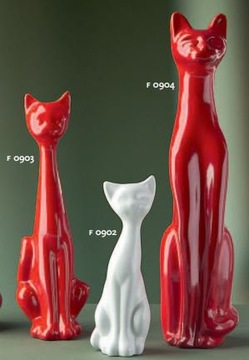 Kot ceramiczny figurka 23 cm