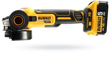 УГЛОВАЯ ШЛИФОВАЛЬНАЯ МАШИНА DEWALT 18 В 125 мм 2x5,0 Ач XR ЛИТИЙ-ИОННАЯ БЕСЩЕТОЧНАЯ DCG405P2