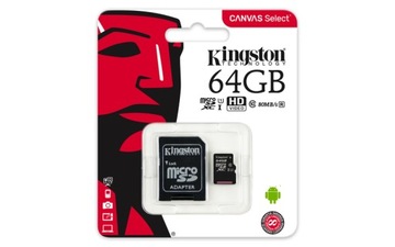 КАРТА ПАМЯТИ Kingston 64 ГБ MICRO SD класс 10 UHS