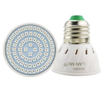Żarówka do Uprawy Roślin 80LED E27 2835SMD