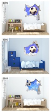 футбольные наклейки на стену для детей