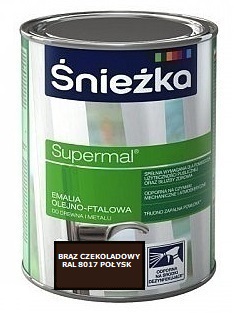 SUPERMAL EMALIA OLEJNO-FTALOWA BRĄZ CZEKOLAD 0,4L