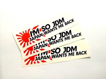 I'M SO JDM sticker naklejka