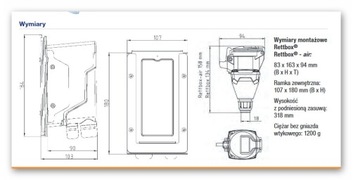 Розетка Rettbox Air 230В + воздух Добровольческая пожарная служба спасения