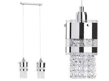 LAMPA WISZĄCA,,ŻYRANDOL KRYSZTAŁKI 318L