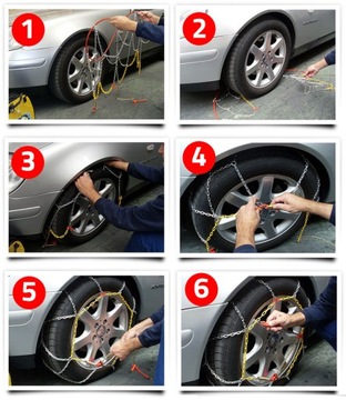 ŁAŃCUCHY ŚNIEGOWE KN-110 R15 R16 R17 R18 R19 R20