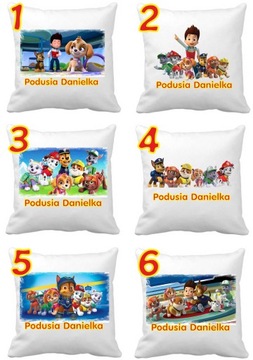 ПОДУШКА ДЛЯ ФОТО PAW PATROL Микрофибра + ИМЯ