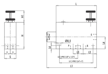 Регулятор расхода VPR3 1/2