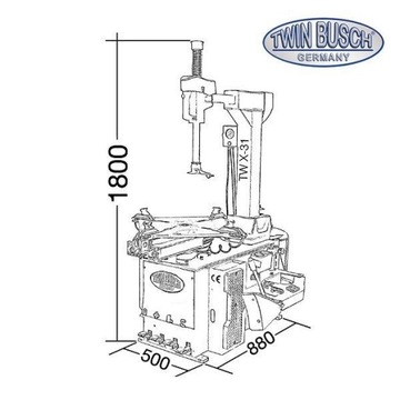 Шиномонтажный станок TWIN BUSCH TW X-36