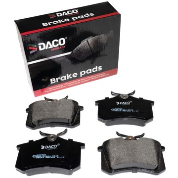 DACO 329986 zestaw klocków hamulcowych tył