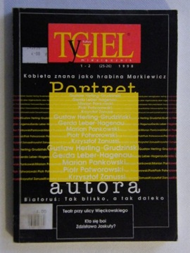 TYGIEL KULTURY 1-2 1998 PORTRET AUTORA