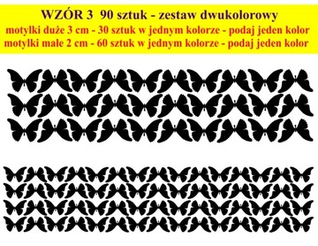 naklejki na rower kwiatki kropki gwiazdki różn wzo