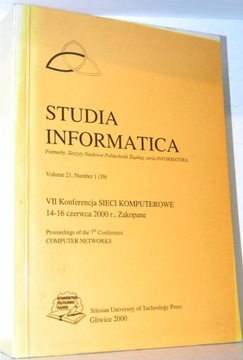 STUDIA INFORMATICA VOLUME 21 NUMBER 1 (39)