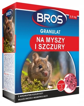 BROS GRANULAT TRUTKA NA MYSZY I SZCZURY 2,5 KG