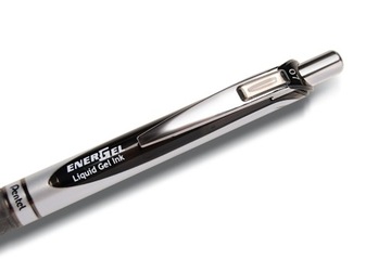 AUTOMATYCZNE PIÓRO EnerGel 0.7 mm CZARNE Pentel Cienkopis Ładnie WYKONANY