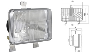 ФОНАРЬ MASSEY FERGUSON 3F серии 6000