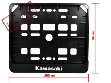 РАМКА НОМЕРНОГО ЗНАКА МОТОЦИКЛА KAWASAKI