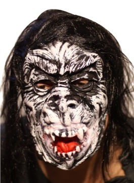 Maska Goryl Zombie Małpa Halloween King Kong Trup