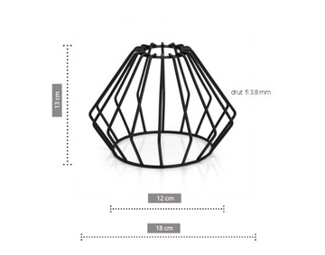 Настенный светильник Loft Wire Edison из проволоки 724-К1