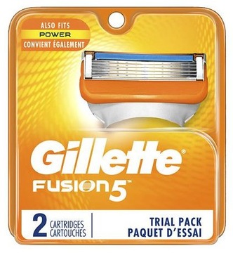 Сменные блоки для ножей Gillette Fusion 5, 2 шт. (Power)