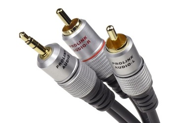 Prolink TCV 3420: Kabel mini jack/2xRCA Cinch 20m