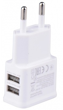 ŁADOWARKA UNIWERSALNA SIECIOWA 2x USB WTYCZKA GSM
