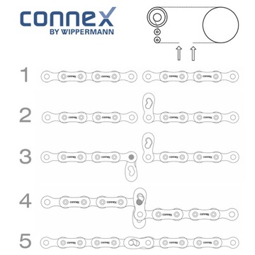 Зажим для цепи WIPPERMANN CONNEX LINK 11s 11 R