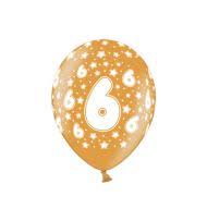 id_655 BALON BALONY CYFRA 6 SZEŚĆ TORT URODZINY