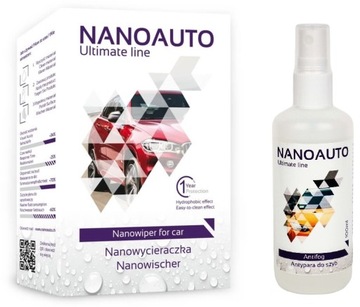 NANOAUTO Niewidzialna Wycieraczka 30ml + Antypara