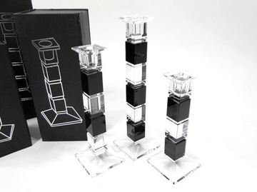 фото ориг. №4, Complete crystal candlestick makers 29+ 25+ 20cm (895)