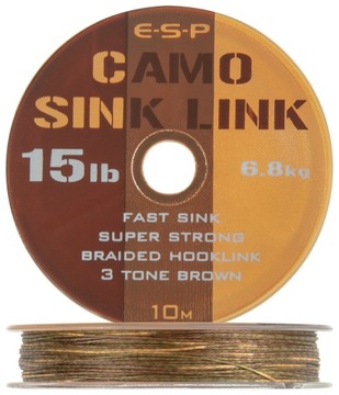NOWOŚĆ ESP DRENNAN CAMO SINK LINK BROWN 20 LB