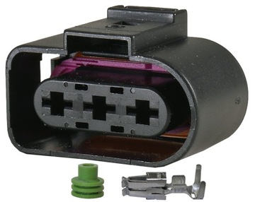KOSTKA GNIAZDO ZLACZE 1J0973753 VW 4,8 3PIN 4,0mm2