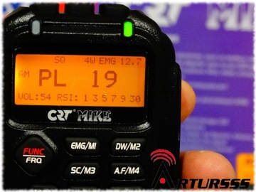 CBradio CRT Mike v2021 AQ RFgain Firestik для Rav4