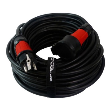 Przedłużacz 2m 230V budowlany kabel przedłużający