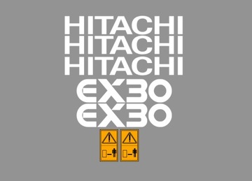 Naklejki oklejenie HITACHI EX30 EX22 EX15 EX20 EX8