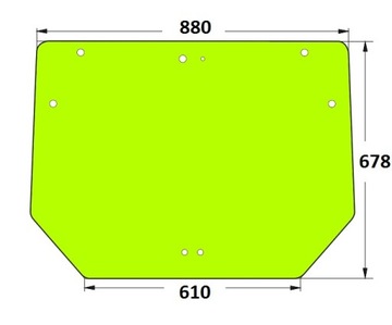 szyba tylna New Holland T4.55 T4.65 T4.75 T4.85...