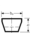 Клиновой ремень B HB/17 1900Lp 1860Li Optibelt0