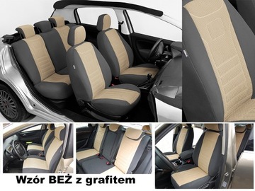 MERCEDES KLASA A W169 POKROWCE SAMOCHODOWE welur