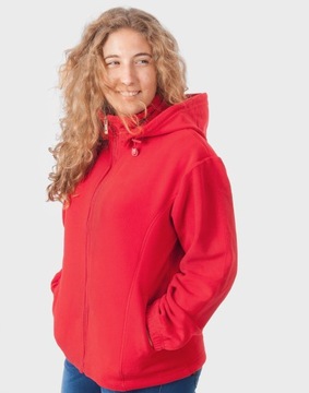 Bluza Polarowa Damska Polar Damski 557 r M czerwon