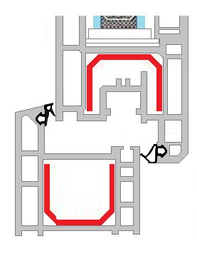 10мб+Клей Уплотнитель оконный S-1126 VEKA