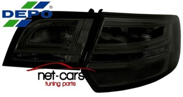 ЗАДНИЕ ФОНАРИ AUDI A3 8P 08-12 LIFTING NEON LED SPORTBACK SMOKE BLACK