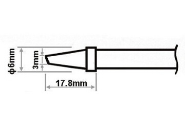 Точка для станции ЗД-912 ЗД-981, отрез 3мм Н4-3