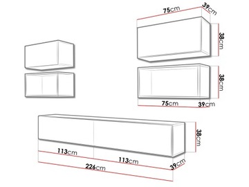 ROCO CA III Furniture SET - Секция для гостиной