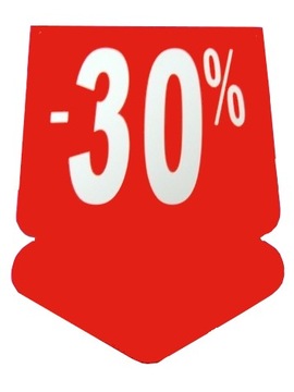 ETYKIETA STRZAŁKA -30%