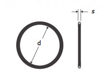 Уплотнение ORING 12x2,5 1 комплект = 5 шт. 70NBR